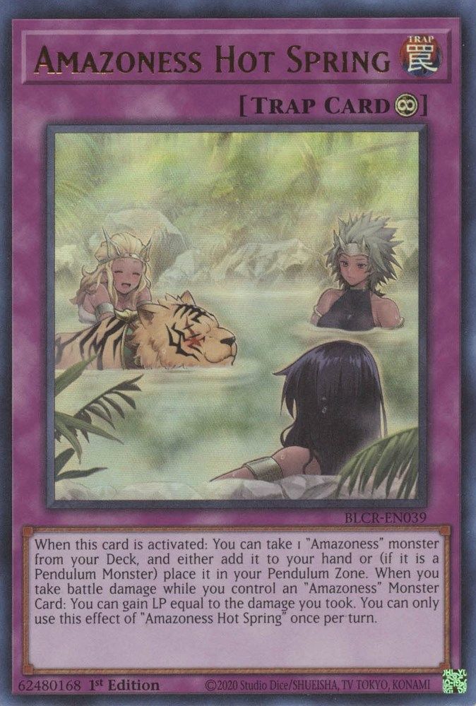 Amazoness Hot Spring (BLCR-EN039) - Ultra Rare