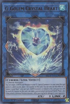 G Golem Crystal Heart [BLCR-EN042] Ultra Rare 