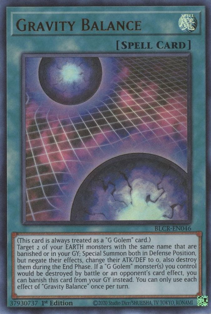Gravity Balance (BLCR-EN046) - Ultra Rare