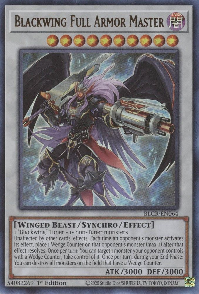 Blackwing Full Armor Master (BLCR-EN064) - Ultra Rare