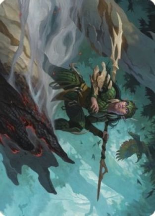 Gwenna, Eyes of Gaea Art Card (ASBRO-025) - Art Series: The Brothers' War