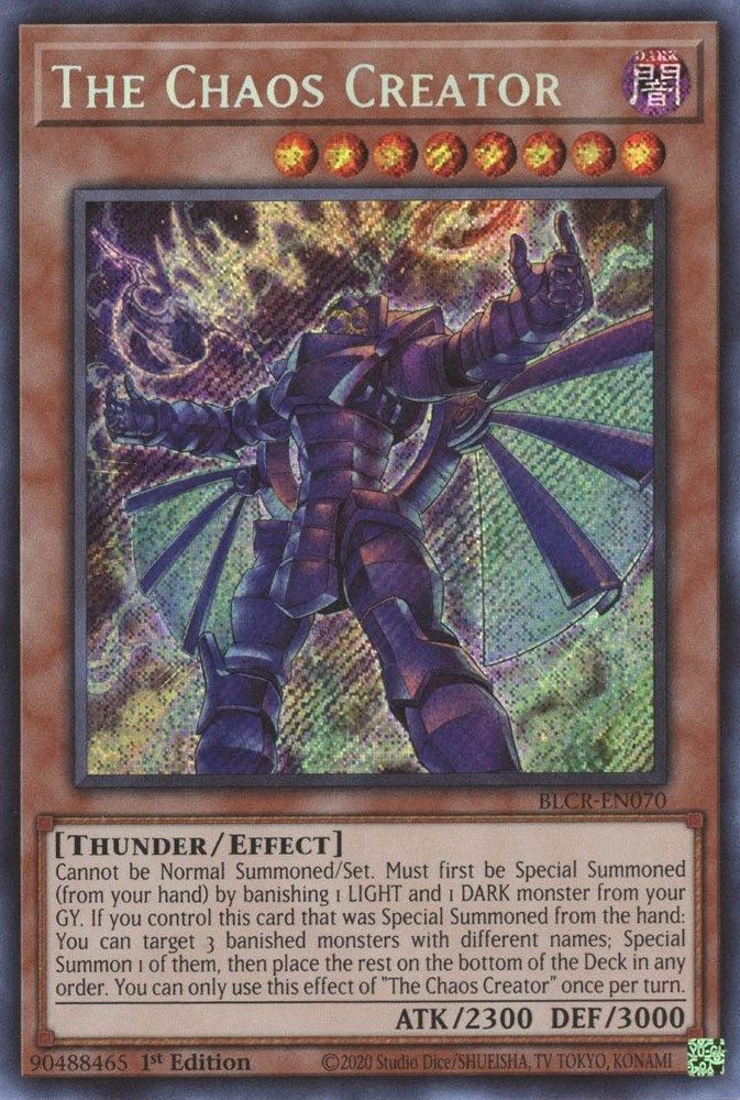 The Chaos Creator (BLCR-EN070) - Secret Rare