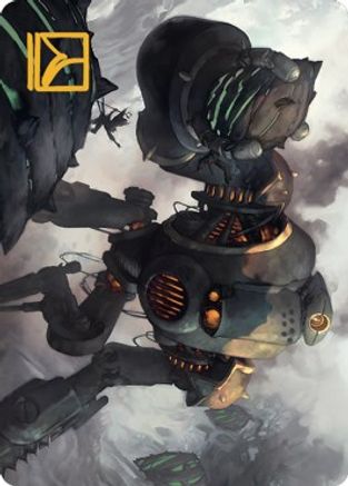 Rust Goliath Art Card (Gold-Stamped Signature) (ASBRO-029) - Art Series: The Brothers' War