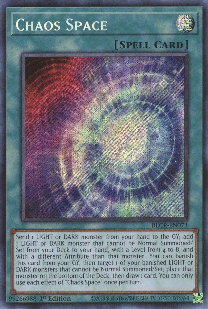 Chaos Space (BLCR-EN073) - Secret Rare