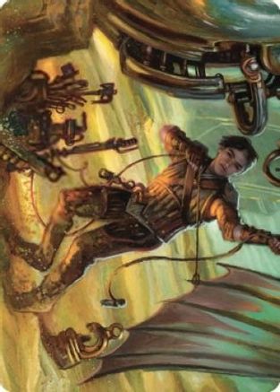 Mishra, Excavation Prodigy Art Card (ASBRO-036) - Art Series: The Brothers' War