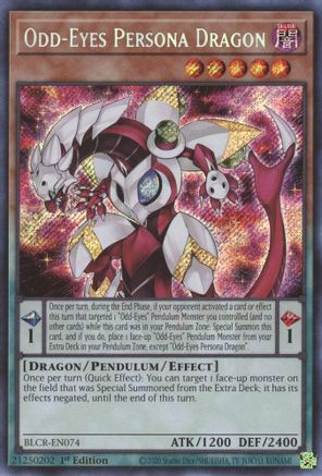 Odd-Eyes Persona Dragon (BLCR-EN074) - Battles of Legend: Crystal Revenge 1st Edition