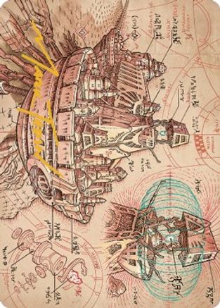 Defense Grid Art Card (Gold-Stamped Signature) (ASBRO-058) - Art Series: The Brothers' War