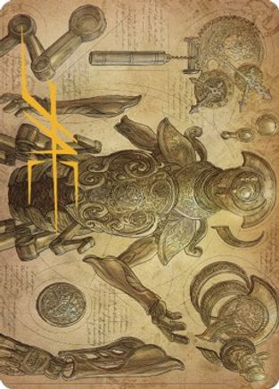 Foundry Inspector Art Card (Gold-Stamped Signature) (ASBRO-059) - Art Series: The Brothers' War