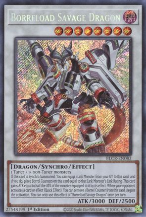Dragon sauvage Borreload [BLCR-EN083] Secret Rare 