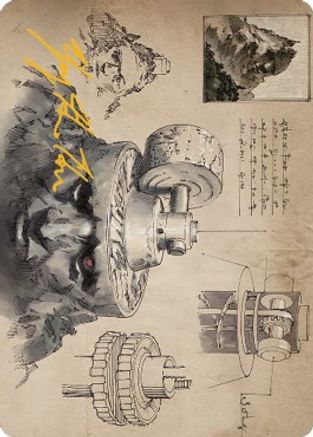 Millstone Art Card (Gold-Stamped Signature) (ASBRO-067) - Art Series: The Brothers' War
