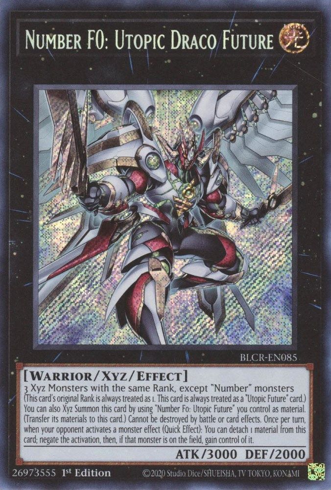 Number F0: Utopic Draco Future (BLCR-EN085) - Secret Rare