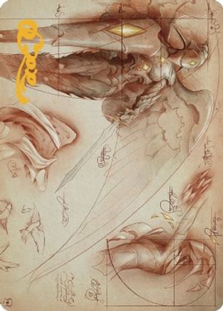 Platinum Angel Art Card (Gold-Stamped Signature) (ASBRO-071) - Art Series: The Brothers' War