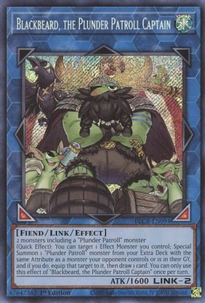 Blackbeard, the Plunder Patroll Captain [BLCR-EN094] Secret Rare