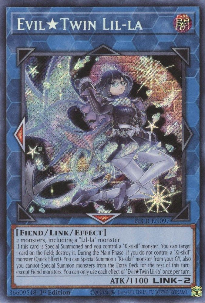 Evil Twin Lil-la (BLCR-EN097) - Secret Rare
