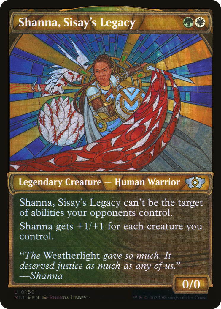 Shanna, l'héritage de Sisay (Halo Foil) [Légendes multivers] 