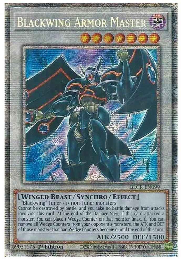 Maître d'armure Blackwing [BLCR-EN099] Starlight Rare 