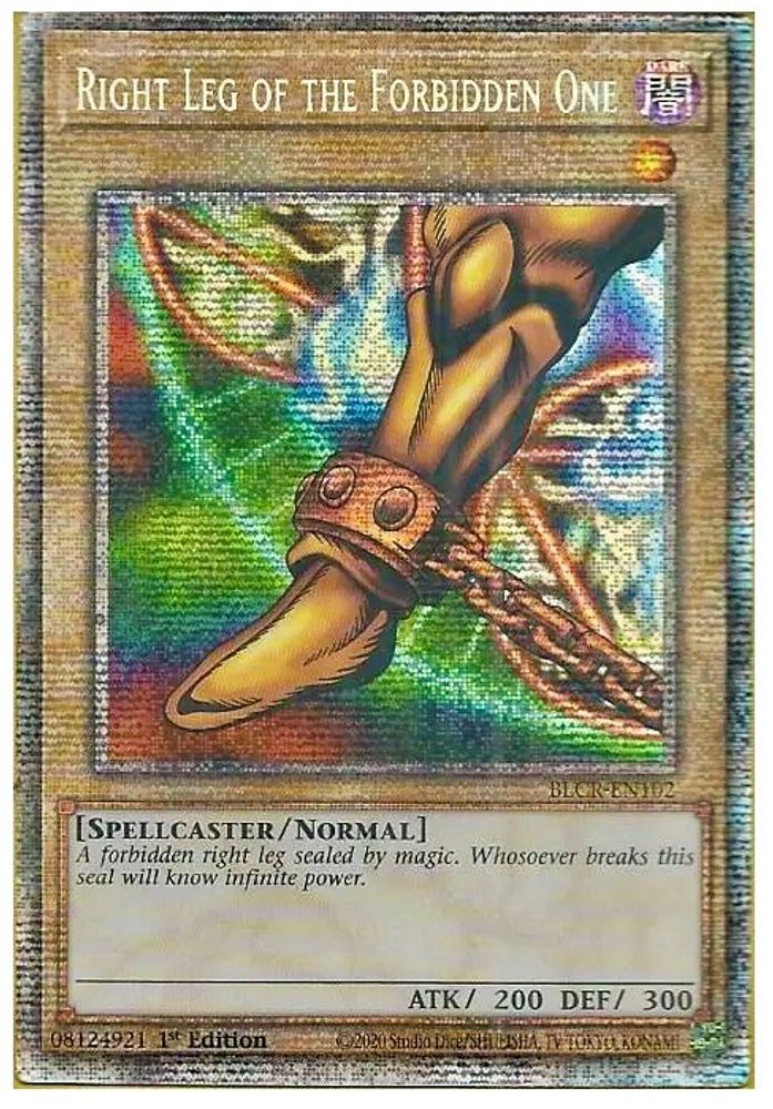 Right Leg of the Forbidden One (Starlight Rare) (BLCR-EN102) - Starlight Rare
