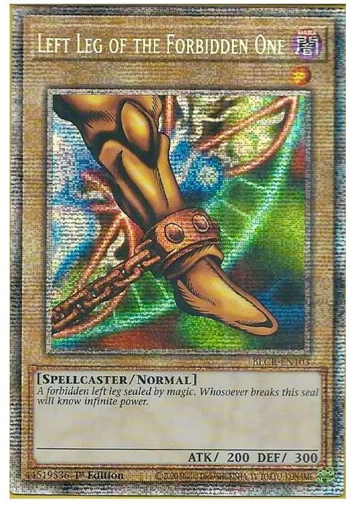 Jambe gauche de l'Interdit [BLCR-EN103] Starlight Rare 