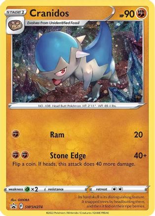 Cranidos SWSH274  - Holofoil - Promo