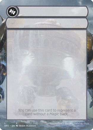 Helper Card (BRO-001) - The Brothers' War