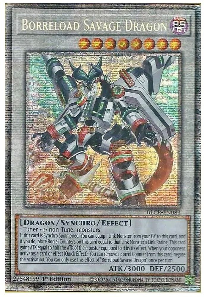 Borreload Savage Dragon (Starlight Rare) (BLCR-EN083) - Starlight Rare