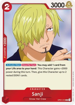 Sanji (OP01-013) - Rare