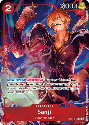 Sanji (Parallel) (OP01-013) - Rare