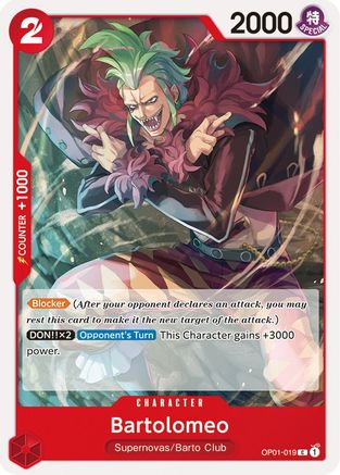 Bartolomeo (OP01-019) - Common