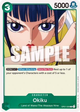Okiku (OP01-035) - Rare