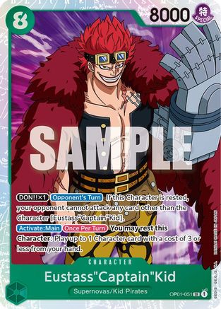 Eustass"Captain"Kid (OP01-051) - Super Rare