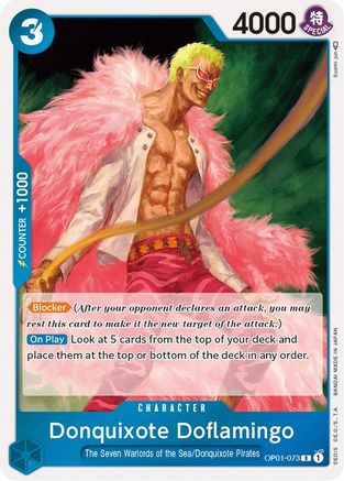 Donquixote Doflamingo (073) (OP01-073) - Rare