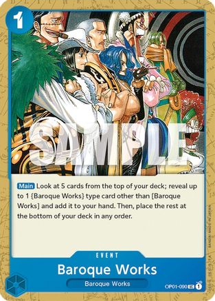 Baroque Works (OP01-090) - Uncommon