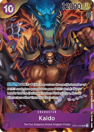 Kaido (094) (Parallel) (OP01-094) - Super Rare