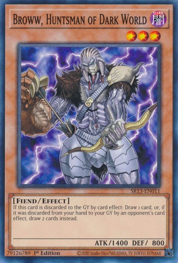 Broww, Huntsman of Dark World (SR13-EN011) - Common
