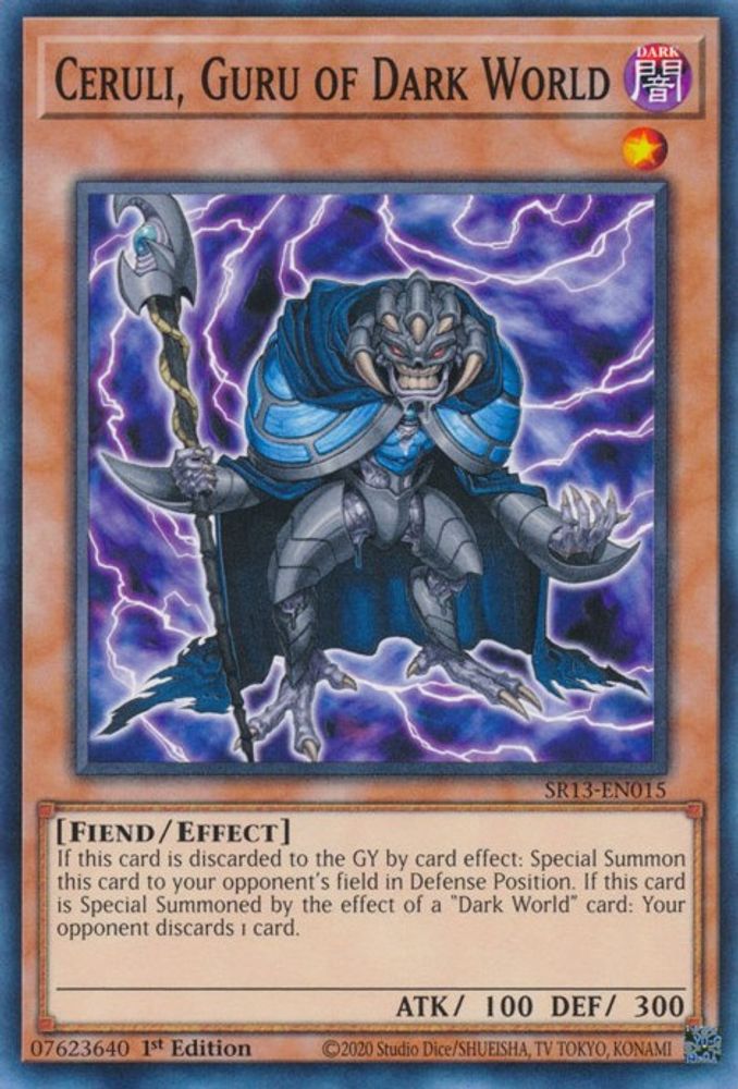 Ceruli, Guru of Dark World (SR13-EN015) - Common