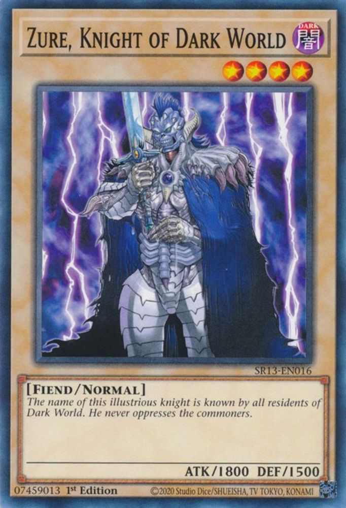 Zure, chevalier du monde des ténèbres [SR13-EN016] commun 