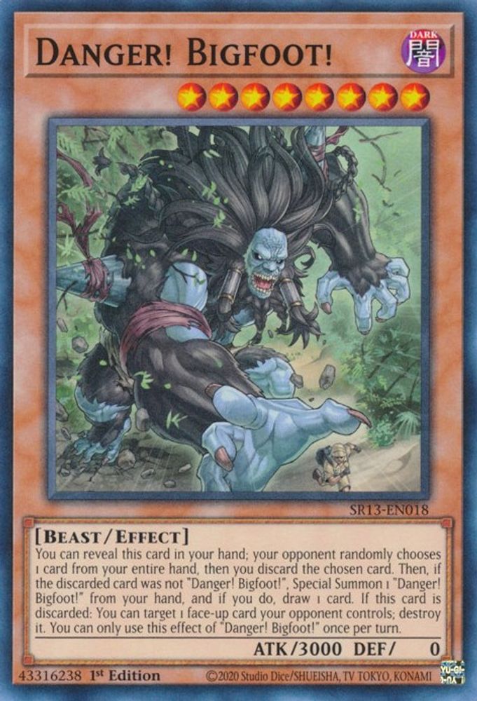 Danger! Bigfoot! (SR13-EN018) - Common