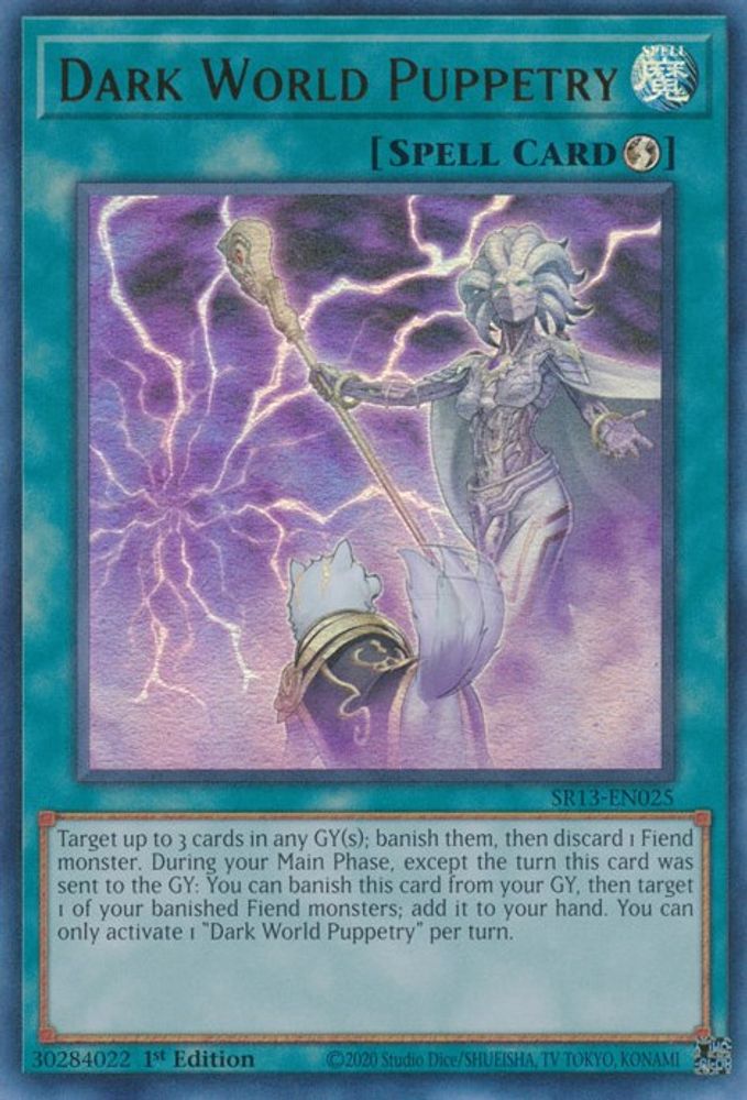 Dark World Puppetry (SR13-EN025) - Ultra Rare