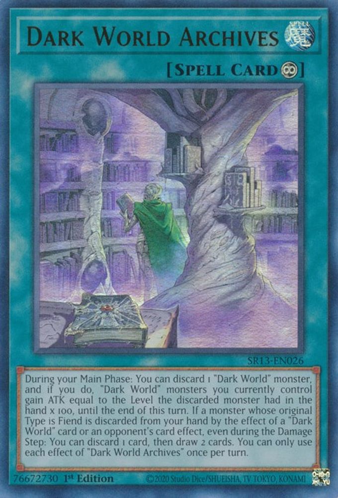 Dark World Archives (SR13-EN026) - Ultra Rare