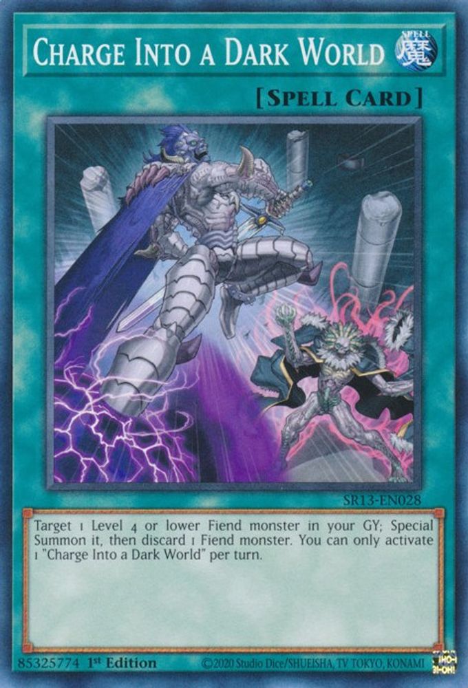 Charge Into a Dark World (SR13-EN028) - Common