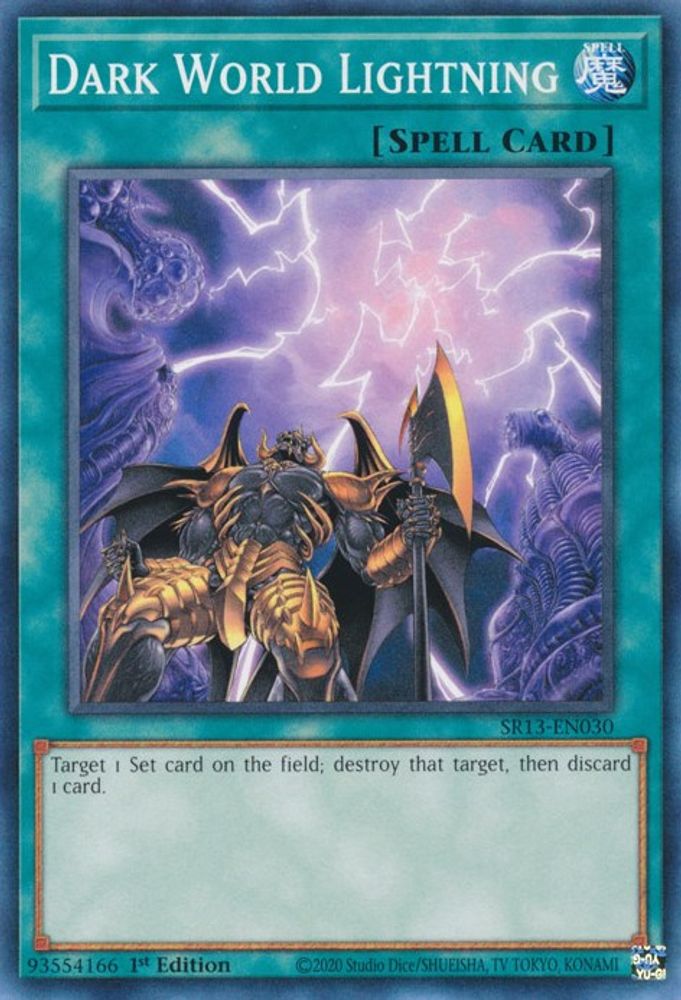 Dark World Lightning (SR13-EN030) - Common