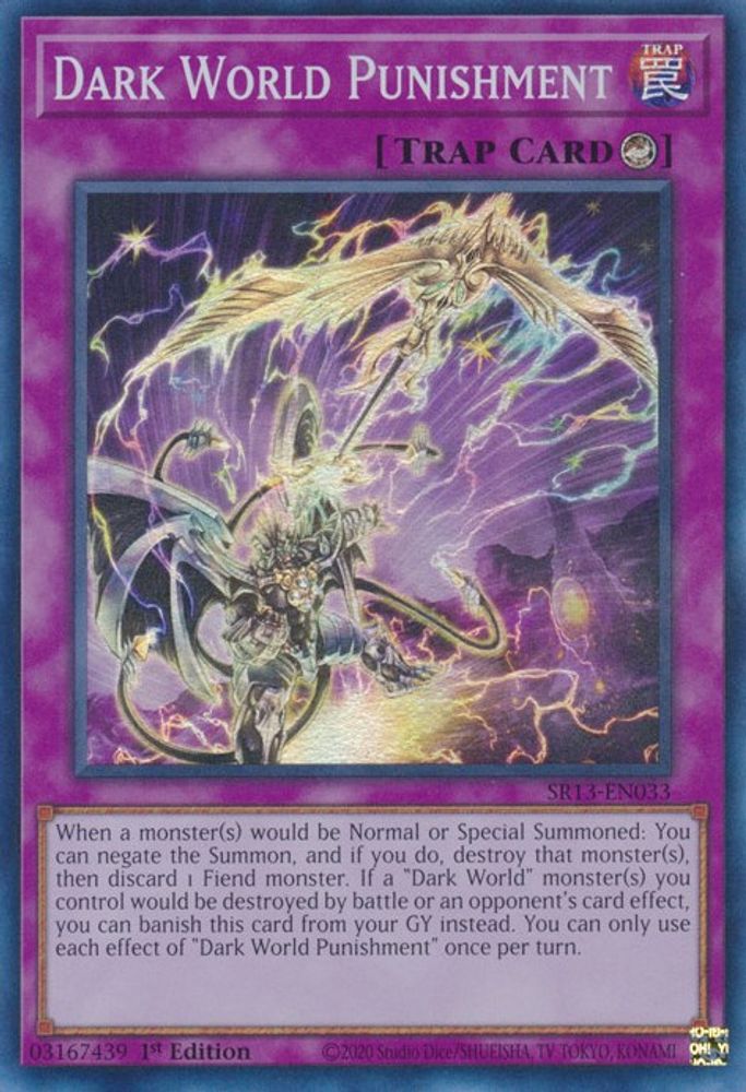 Punition du monde sombre [SR13-EN033] Super rare 