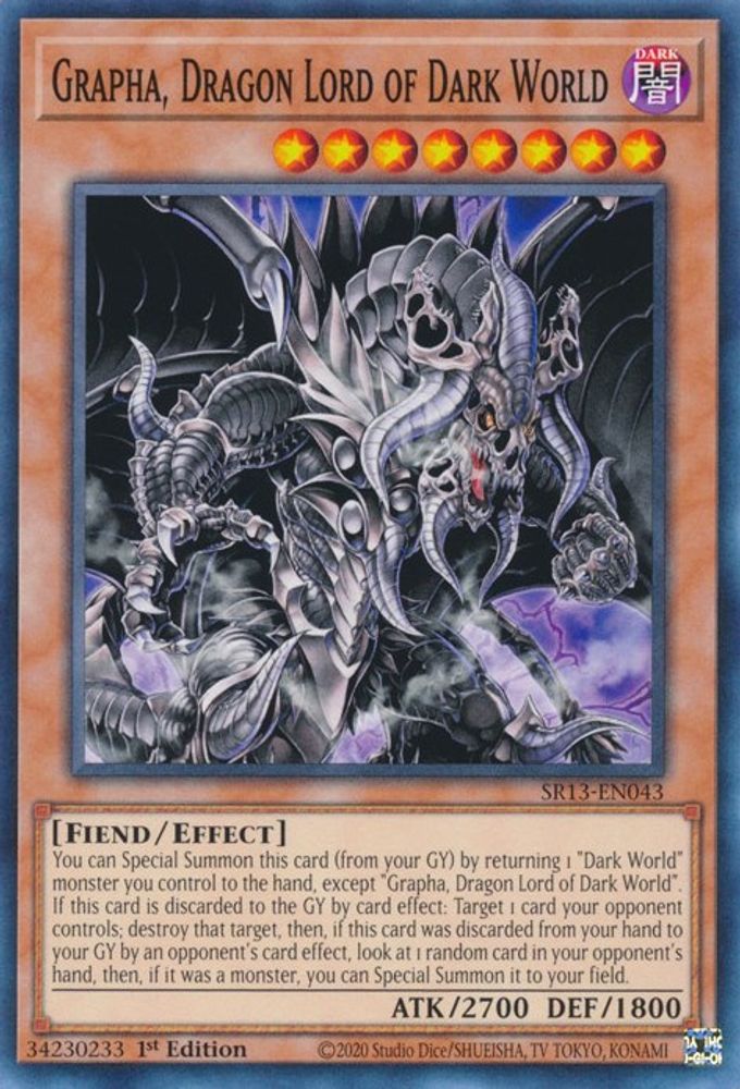 Grapha, Dragon Lord of Dark World (SR13-EN043) - Common