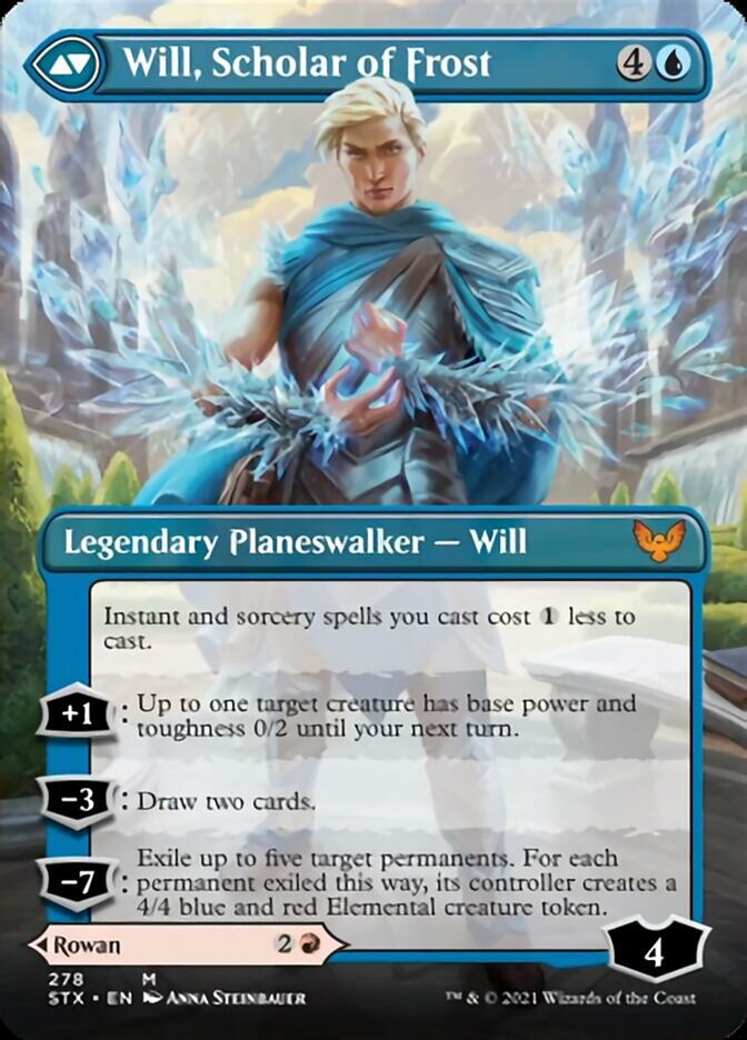 Rowan, Scholar of Sparks (Borderless) (STX-278) - Strixhaven: School of Mages (Borderless)