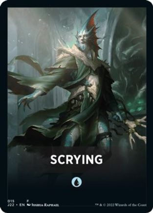 Scrying Theme Card (J22-015) - Jumpstart 2022