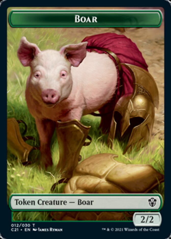 Hydra // Jeton double face sanglier [Jetons Commander 2021] 