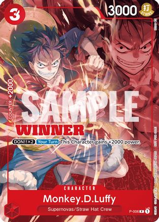 Monkey.D.Luffy - P-006 (Winner Pack Vol. 1) (P-006) - Promo