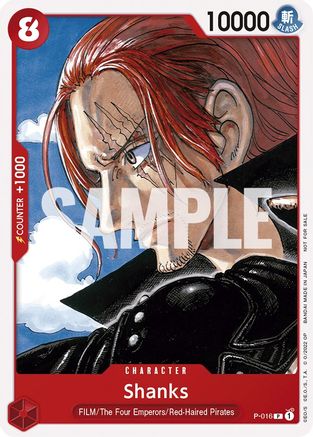 Shanks (One Piece Film Red) (P-016) - Promo