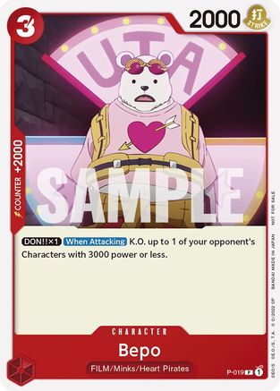 Bepo (One Piece Film Red) (P-019) - Promo