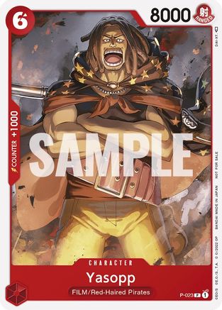 Yasopp (One Piece Film Red) (P-023) - Promo
